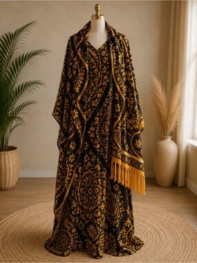 Women summer maxi cotton dress free size